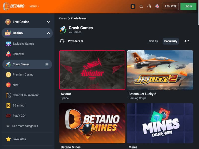 Retirer ses gains du casino en ligne Betano