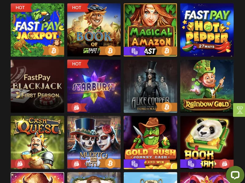 Jouez à Aviator sur le casino en ligne Fastpay