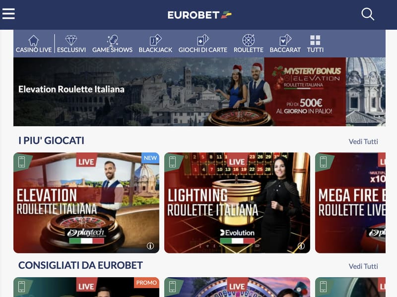 Comment déposer sur le site officiel du casino Eurobet