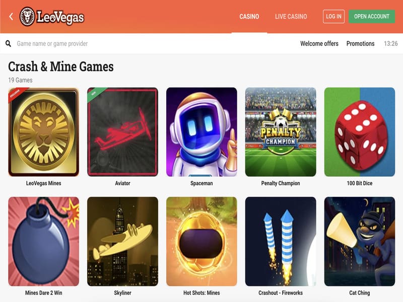 Bonus du casino en ligne Leo Vegas