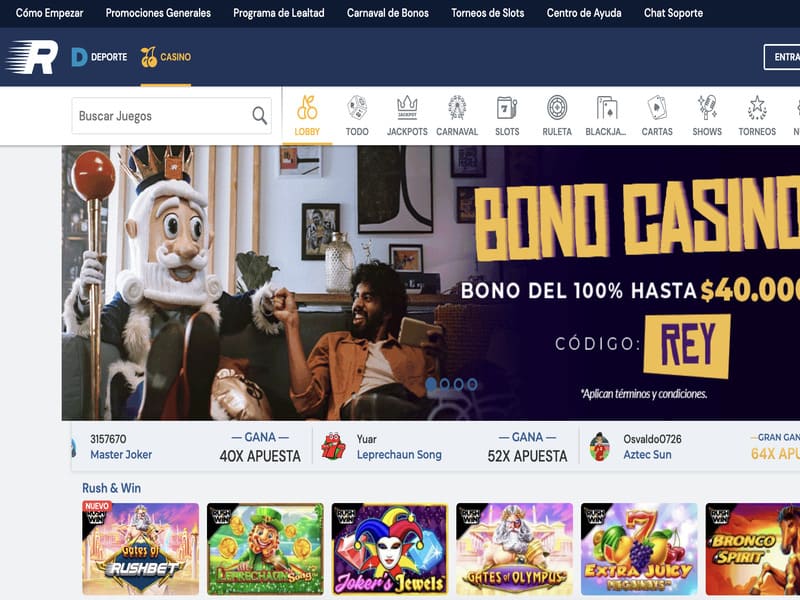 Bonus de la machine à sous Aviator au casino en ligne Rushbet