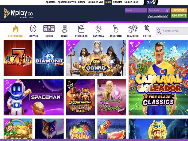 S'inscrire sur le site officiel du casino en ligne Wplay