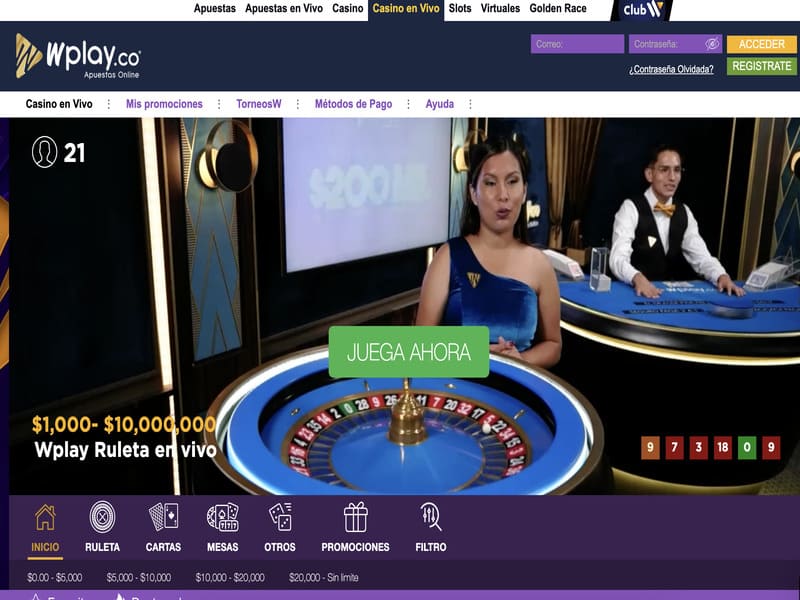 Parier sur la machine à sous Aviator crash chez le bookmaker Wplay