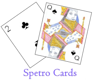 The two Spetro cards in the game Thai Rummy