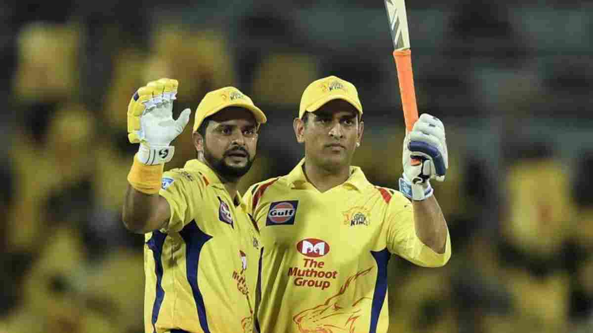 Suresh Raina and MS Dhoni