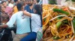 Kanpur Viral Video: 19-Year-Old Caught Eating Chowmein With Girlfriend, Mother Beats Couple With Slippers
