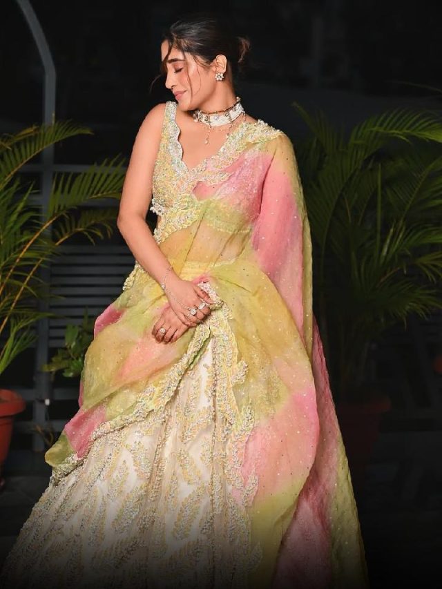 Shivangi Joshi Steals The Spotlight In Blush Pink Lehenga At Her Sister’s Special Day