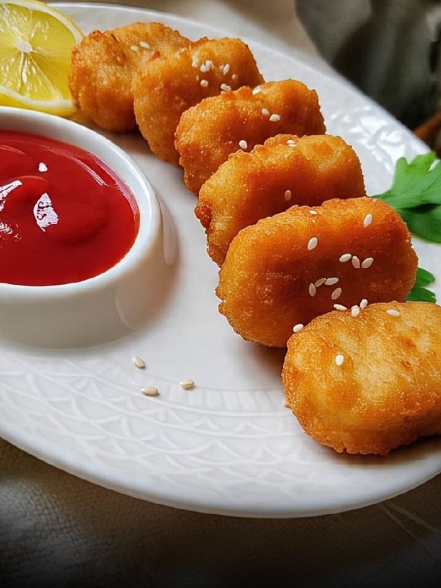 Snack Smart: Crispy Chicken Nuggets With A Spinach Kick