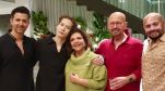 Jackson Wang with Hrithik Roshan's Family